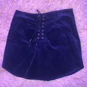 F21 Lace Up Skirt
